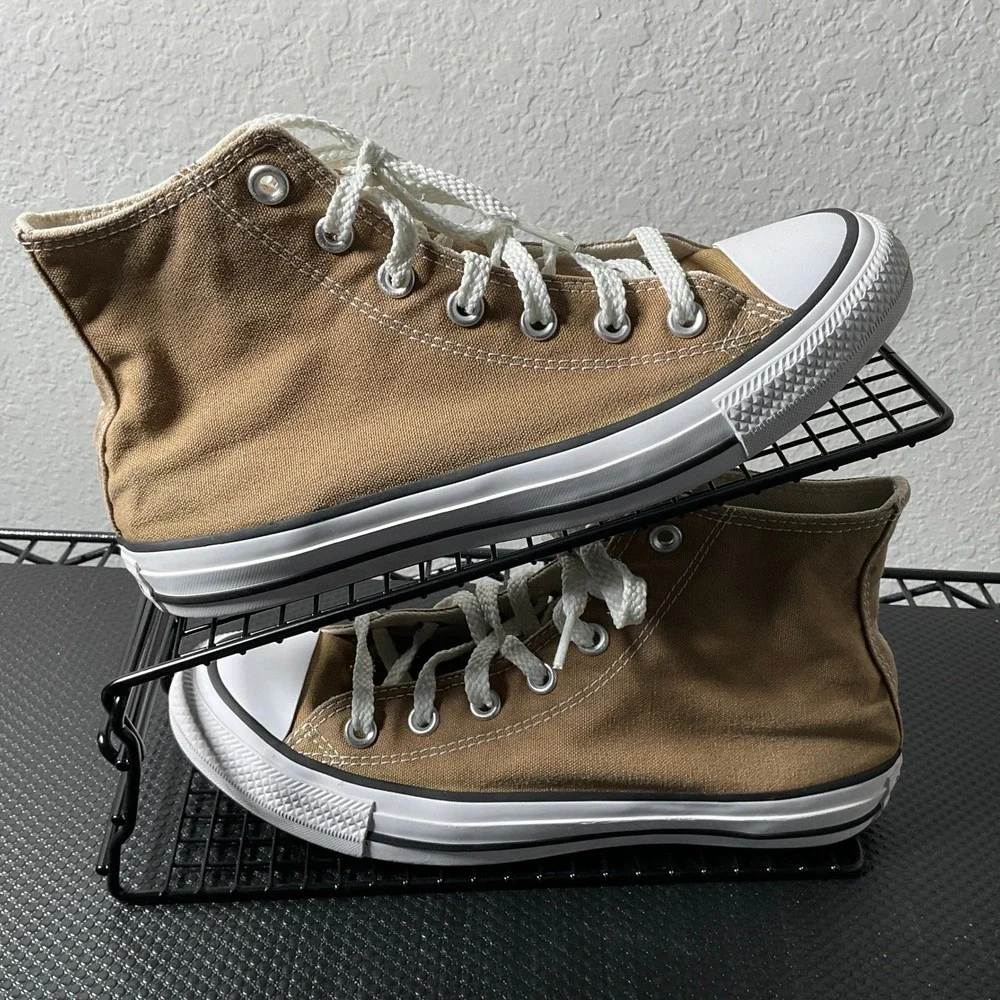Converse Chuck Taylor All Star Hi Sand Dune Brown Sneakers A00786F Mens 6